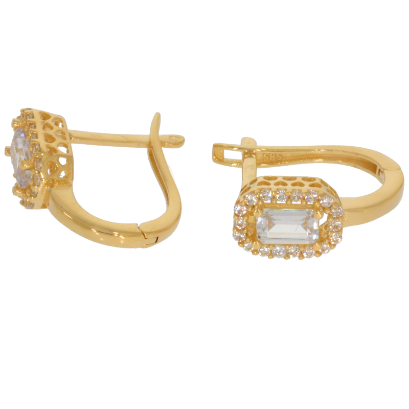 Cercei, Aur Galben, 14 k, 2.18 gr, Cod Produs: 661902 - Tezaurshop.ro