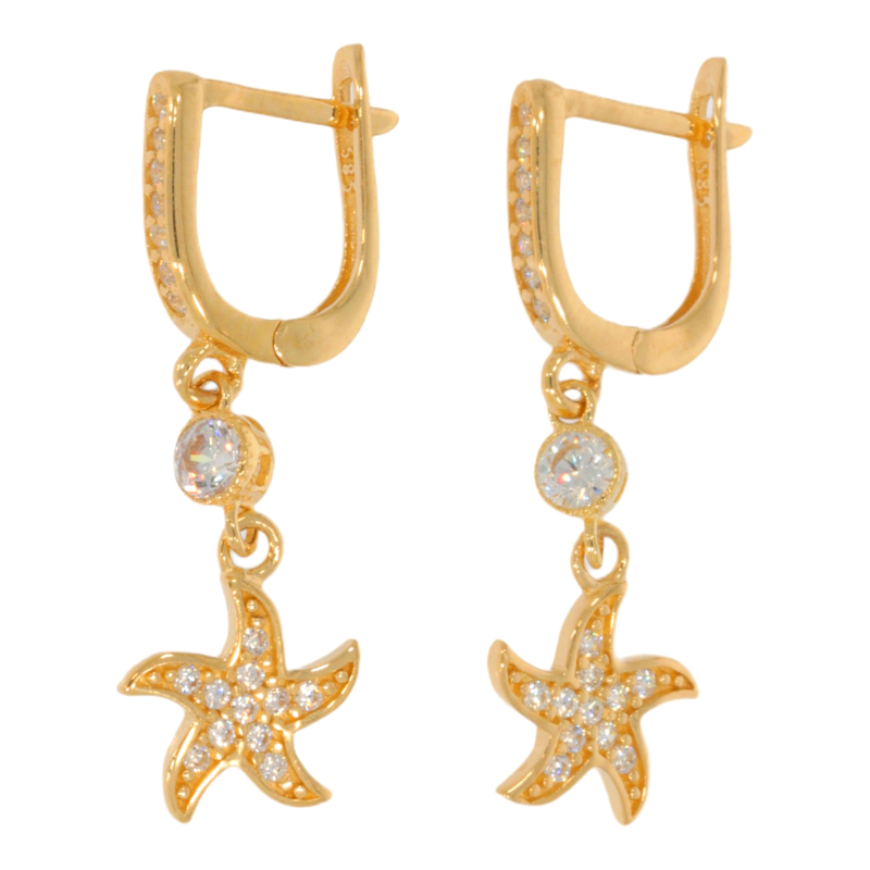 Cercei, Aur Galben, 14 k, 2.65 gr, Cod Produs: 662089 - Tezaurshop.ro