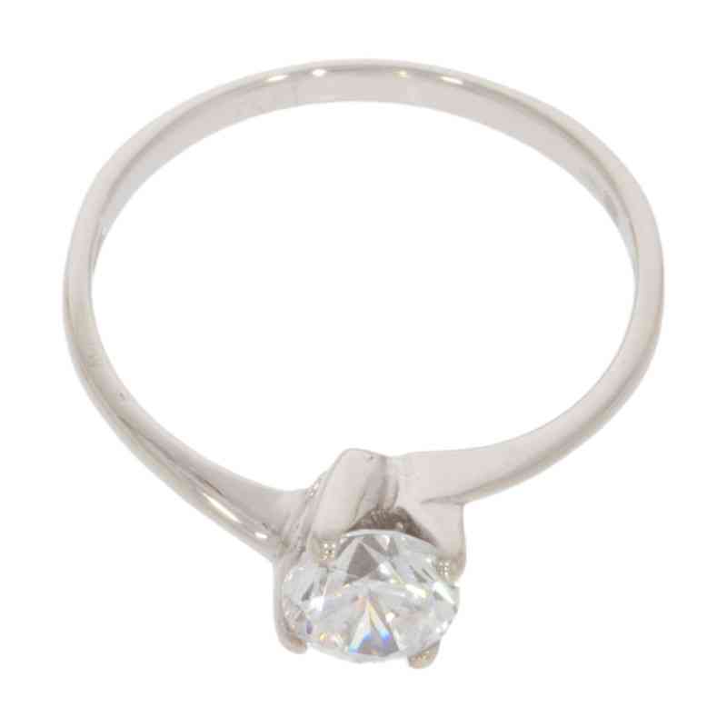 Inel De Logodna, Aur Alb, 18 k, 2.14 gr, Cod Produs: 662160