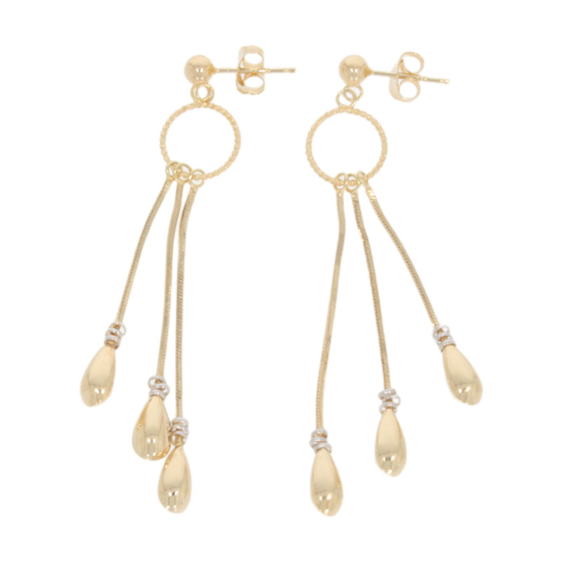 Cercei, Aur Mix, 14 k, 3.54 gr, Cod Produs: 662355 - Tezaurshop.ro