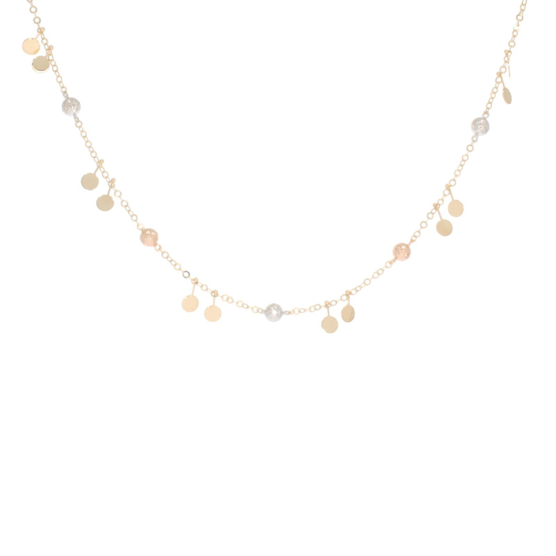 Colier, Aur Mix, 14 k, 3.68 gr, Cod Produs: 662356 - Tezaurshop.ro
