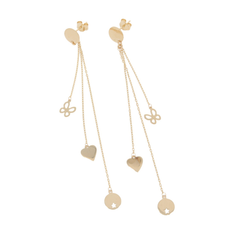 Cercei, Aur Galben, 14 k, 2.94 gr, Cod Produs: 662358 - Tezaurshop.ro