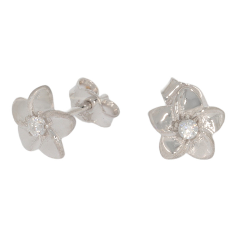 Cercei, Aur Alb, 14 k, 0.8 gr, Cod Produs: 662475 - Tezaurshop.ro