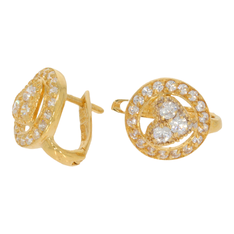 Cercei, Aur Galben, 14 k, 3.43 gr, Cod Produs: 662581 - Tezaurshop.ro