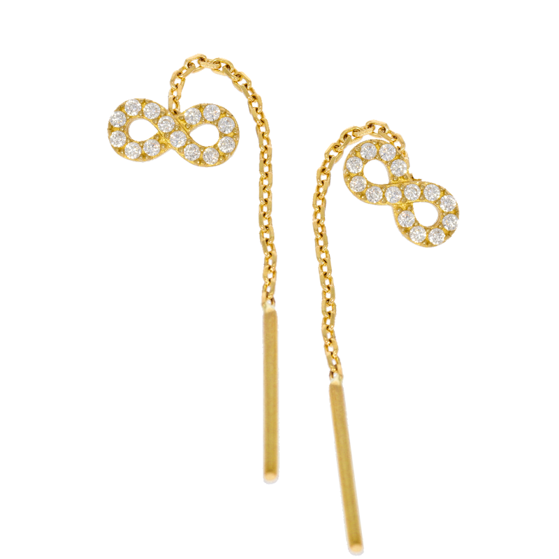Cercei, Aur Galben, 14 k, 1.72 gr, Cod Produs: 665607 - Tezaurshop.ro