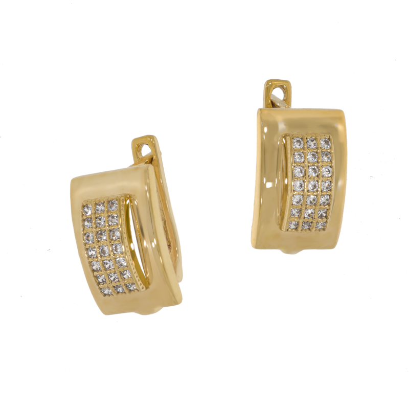 Cercei, Aur Galben, 14 k, 3.78 gr, Cod Produs: 665796 - Tezaurshop.ro