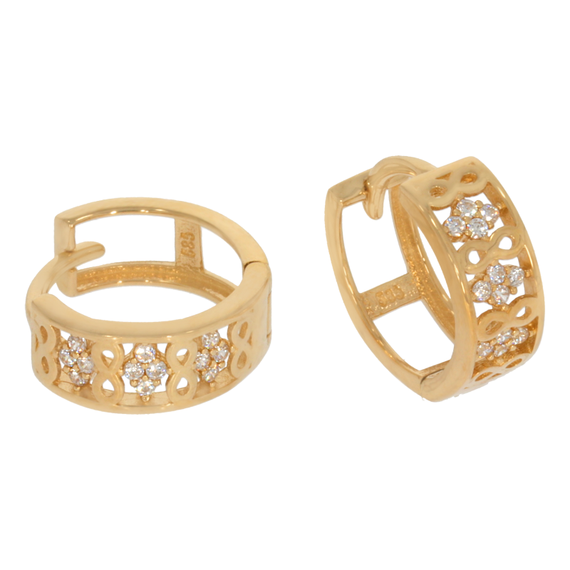 Cercei, Aur Galben, 14 k, 2.61 gr, Cod Produs: 665820 - Tezaurshop.ro