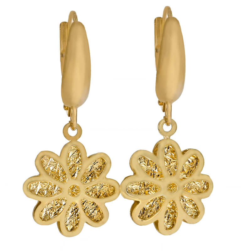 Cercei, Aur Galben, 14 k, 2.33 gr, Cod Produs: 665957 - Tezaurshop.ro