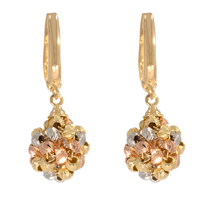 Cercei, Aur Mix, 14 k, 4.04 gr, Cod Produs: 666176 - Tezaurshop.ro