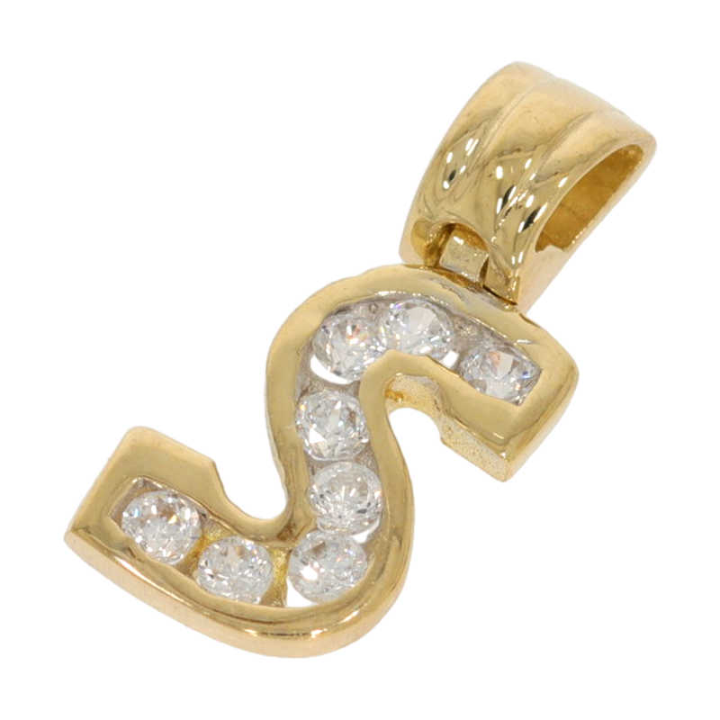Pandant Initiala, Aur Galben, 14 k, 0.97 gr, Cod Produs: 666261 - Tezaurshop.ro