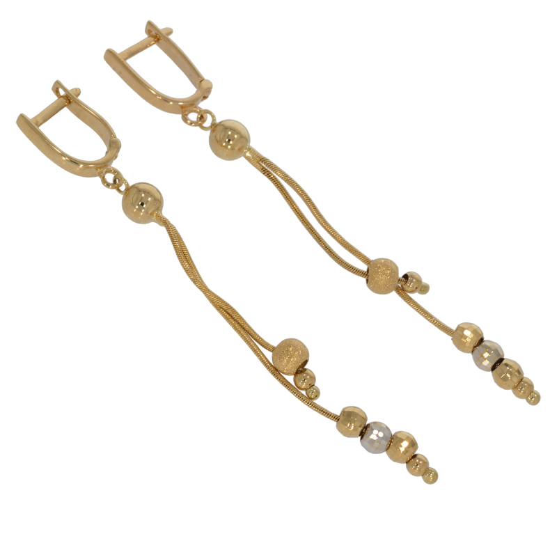 Cercei, Aur Galben, 14 k, 3.63 gr, Cod Produs: 666349 - Tezaurshop.ro