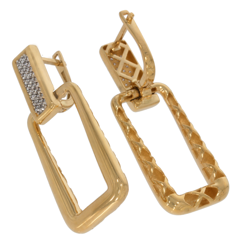 Cercei, Aur Galben, 14 k, 6.92 gr, Cod Produs: 666756 - Tezaurshop.ro