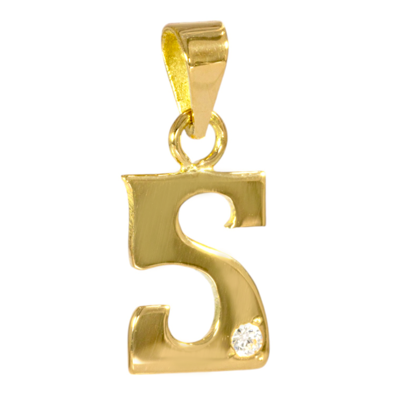 Pandant Initiala, Aur Galben, 14 k, 0.67 gr, Cod Produs: 666978 - Tezaurshop.ro