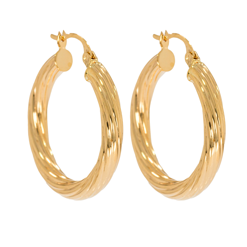 Cercei, Aur Galben, 14 k, 3.46 gr, Cod Produs: 667880 - Tezaurshop.ro