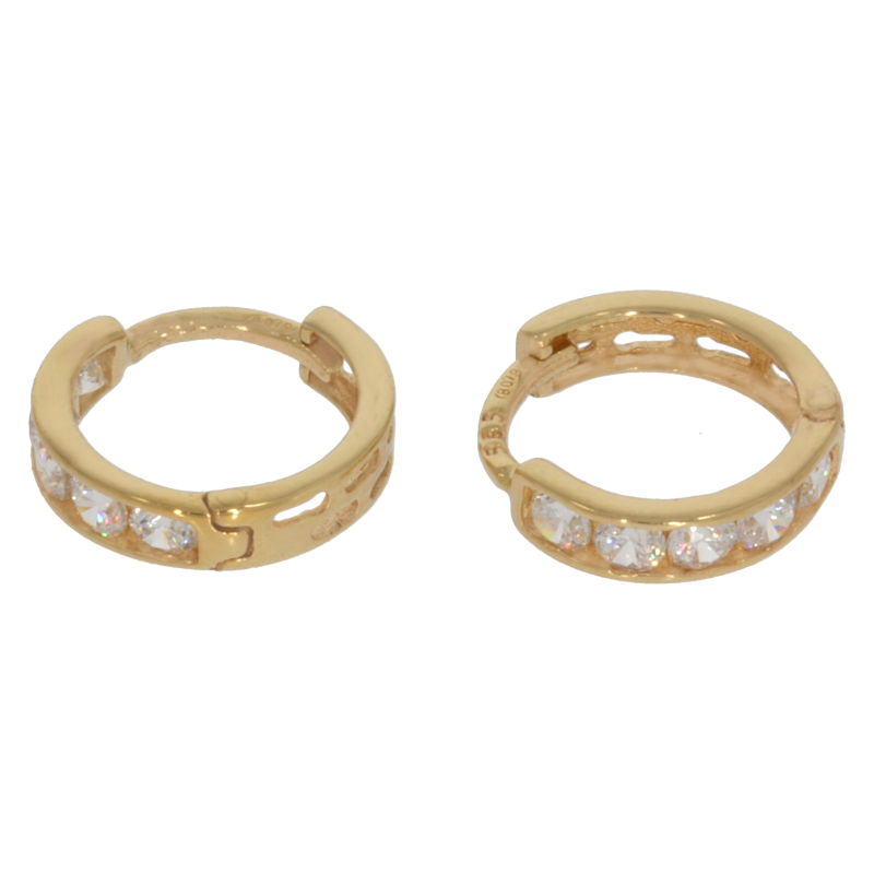Cercei, Aur Galben, 14 k, 1.17 gr, Cod Produs: 667950 - Tezaurshop.ro