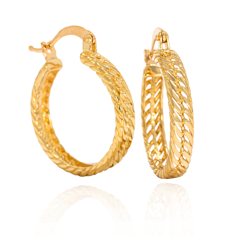 Cercei, Aur Galben, 18 k, 4.03 gr, Cod Produs: 668076 - Tezaurshop.ro