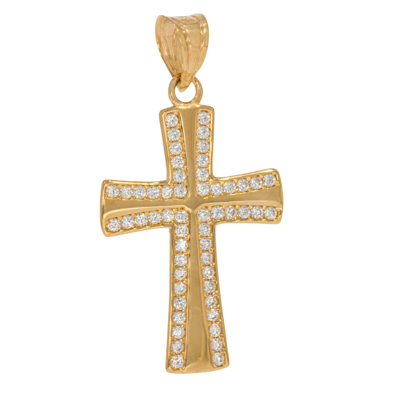 Cruce, Aur Galben, 14 k, 1.77 gr, Cod Produs: 668327 - Tezaurshop.ro