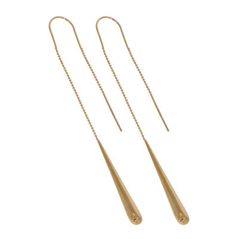 Cercei, Aur Galben, 14 k, 3.11 gr, Cod Produs: 668332 - Tezaurshop.ro