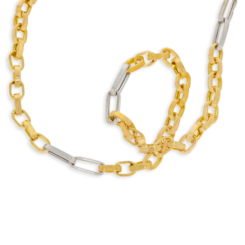 Lant, Aur Mix, 14 k, 5.2 gr, Cod Produs: 668356 - Tezaurshop.ro