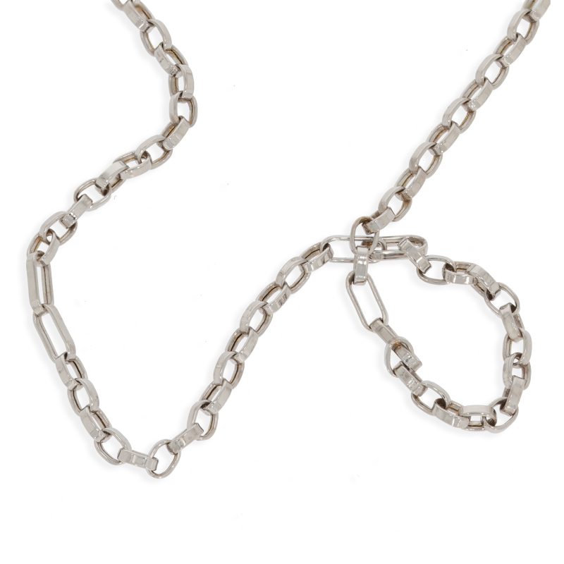 Lant, Aur Alb, 14 k, 4.96 gr, Cod Produs: 668433 - Tezaurshop.ro