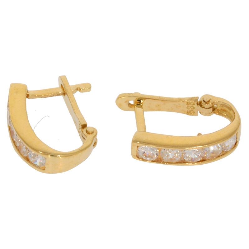 Cercei, Aur Galben, 14 k, 2.87 gr, Cod Produs: 668552 - Tezaurshop.ro