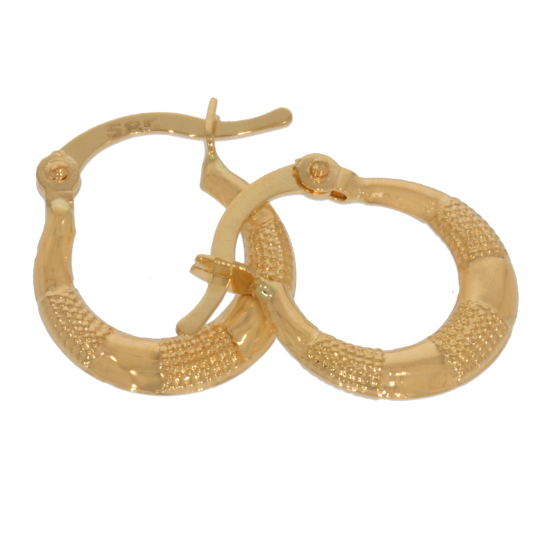 Cercei, Aur Galben, 14 k, 0.77 gr, Cod Produs: 668648 - Tezaurshop.ro