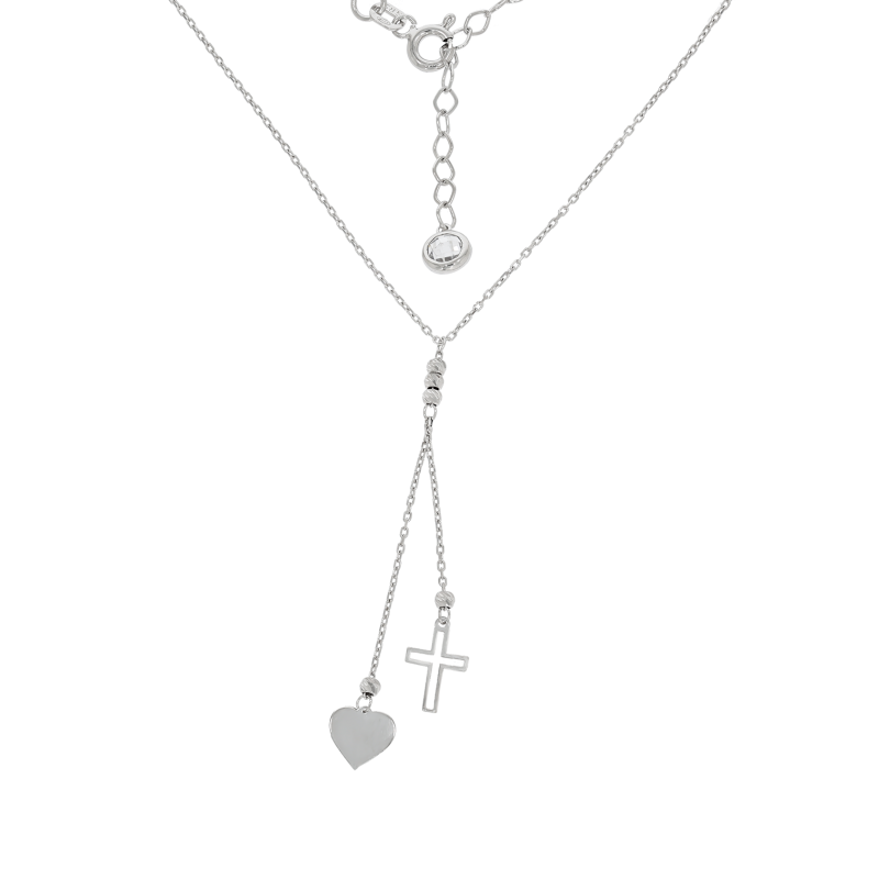 Colier, Aur Alb, 14 k, 1.77 gr, Cod Produs: 668810 - Tezaurshop.ro
