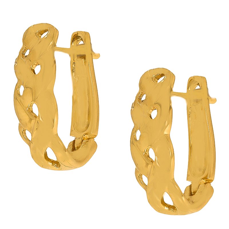 Cercei, Aur Galben, 14 k, 3.71 gr, Cod Produs: 668861 - Tezaurshop.ro
