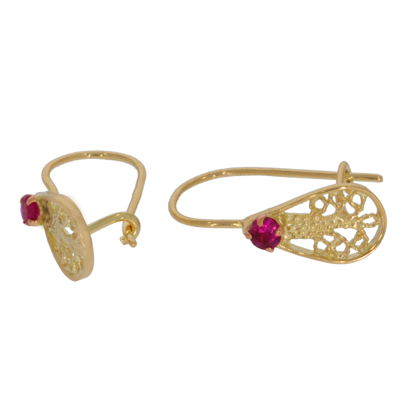 Cercei, Aur Galben, 14 k, 1.23 gr, Cod Produs: 669002 - Tezaurshop.ro