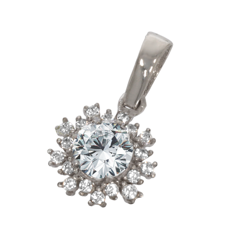 Pandantiv, Aur Alb, 14 k, 0.72 gr, Cod Produs: 669144 - Tezaurshop.ro