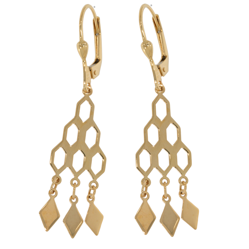 Cercei, Aur Galben, 14 k, 2.62 gr, Cod Produs: 669201 - Tezaurshop.ro