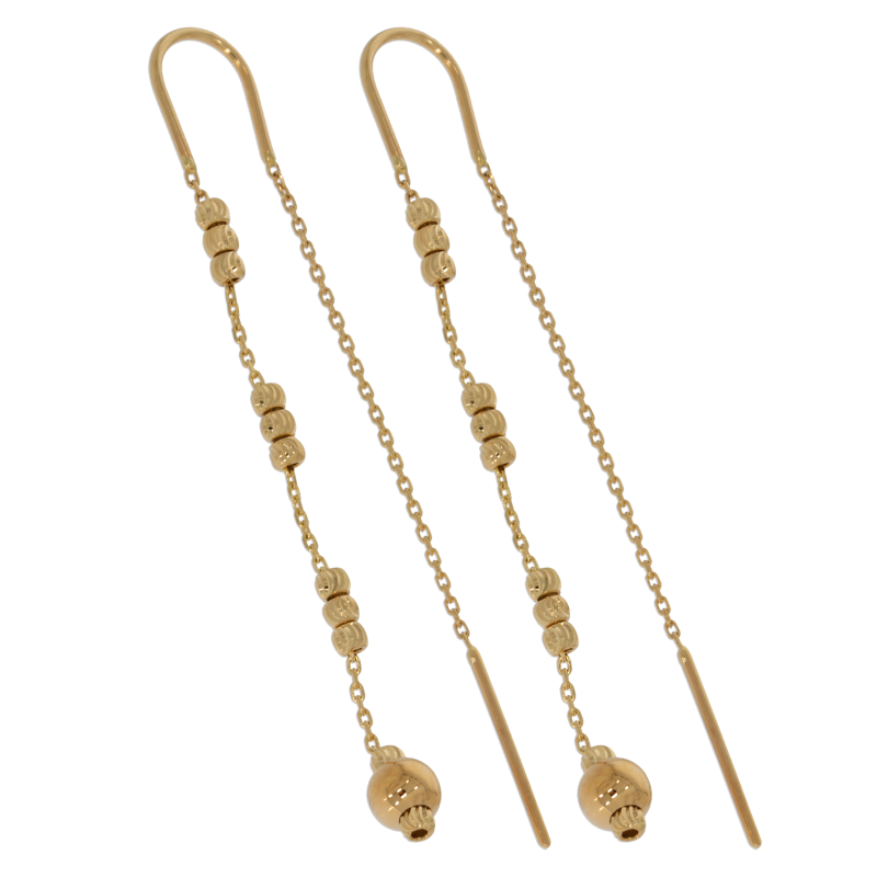 Cercei, Aur Galben, 14 k, 2.43 gr, Cod Produs: 669230 - Tezaurshop.ro