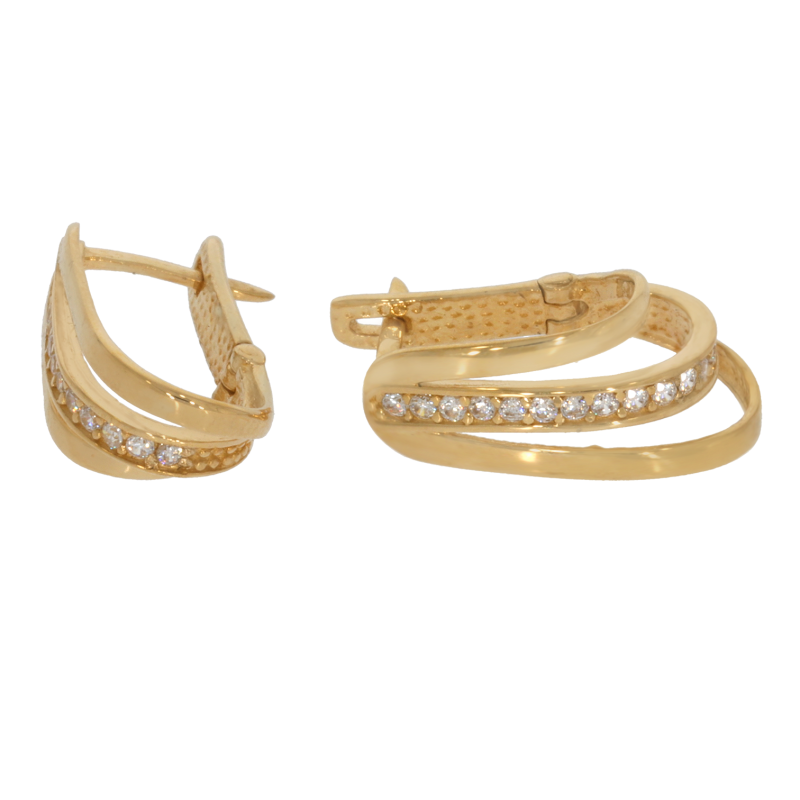 Cercei, Aur Galben, 14 k, 3.03 gr, Cod Produs: 669246 - Tezaurshop.ro