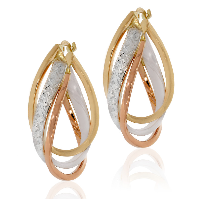 Cercei, Aur Mix, 14 k, 3.74 gr, Cod Produs: 669251 - Tezaurshop.ro