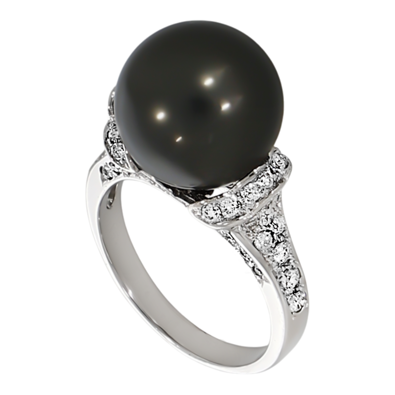 Inel, Aur Alb, 18 k, 8.74 gr, cu Diamante, Cod Produs: 669595 - Tezaurshop.ro