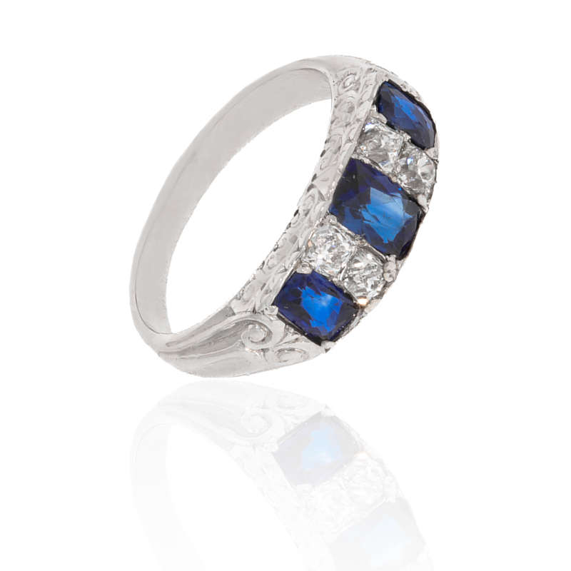 Inel Dama, Aur Alb, 18 k, 5.81 gr, cu Diamante, Cod Produs: 669617 - Tezaurshop.ro
