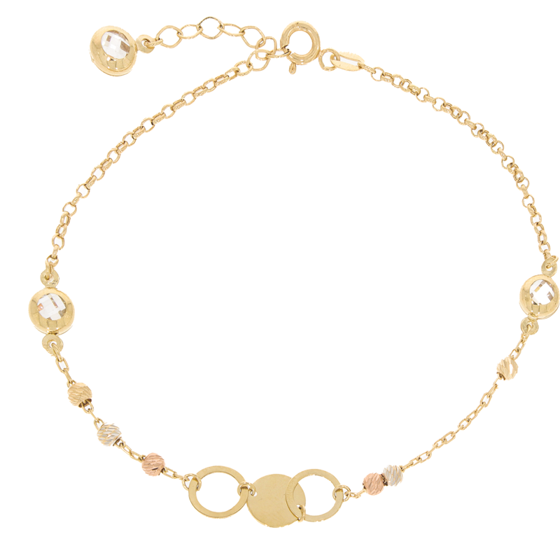 Bratara, Aur Mix, 14 k, 2.77 gr, Cod Produs: 669771 - Tezaurshop.ro