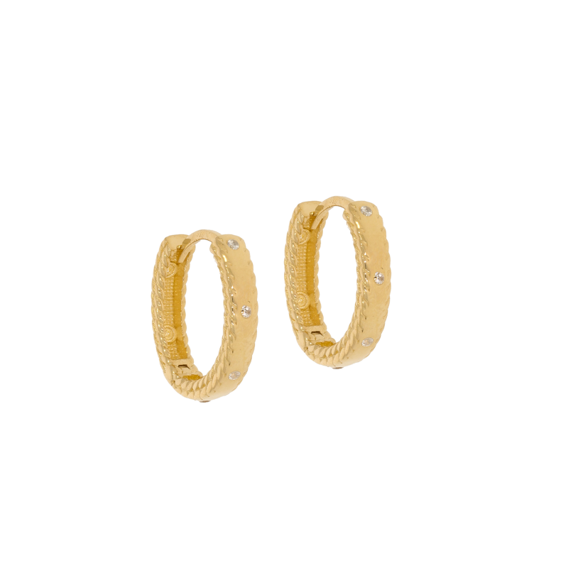 Cercei, Aur Galben, 14 k, 2.55 gr, Cod Produs: 669840 - Tezaurshop.ro