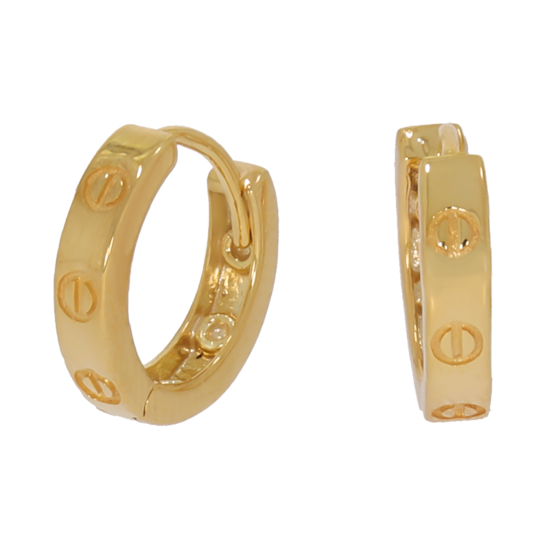 Cercei, Aur Galben, 14 k, 1.8 gr, Cod Produs: 670056 - Tezaurshop.ro