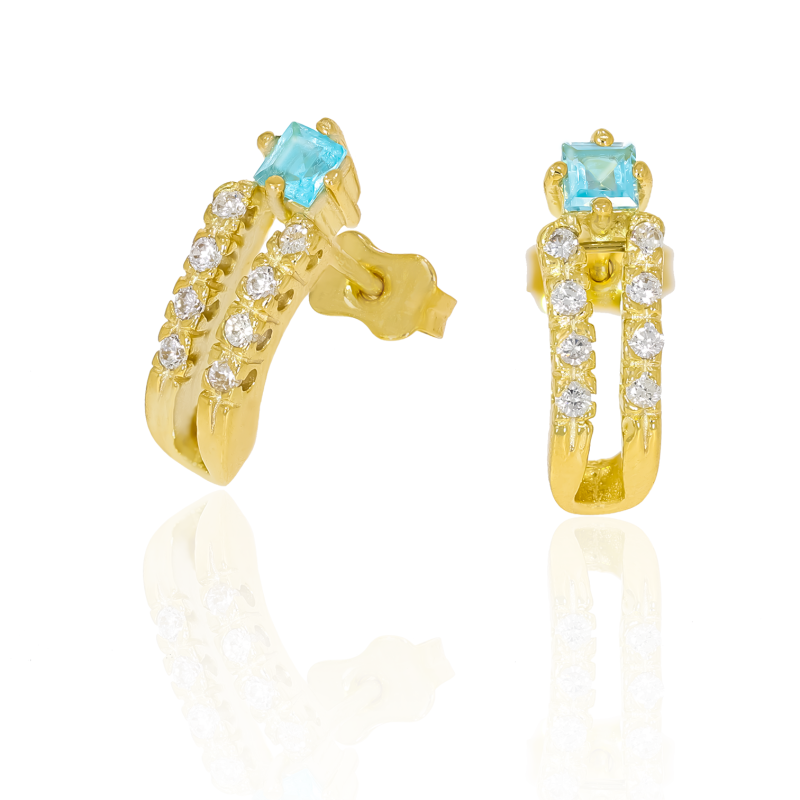 Cercei, Aur Galben, 18 k, 4.03 gr, Cod Produs: 671108 - Tezaurshop.ro