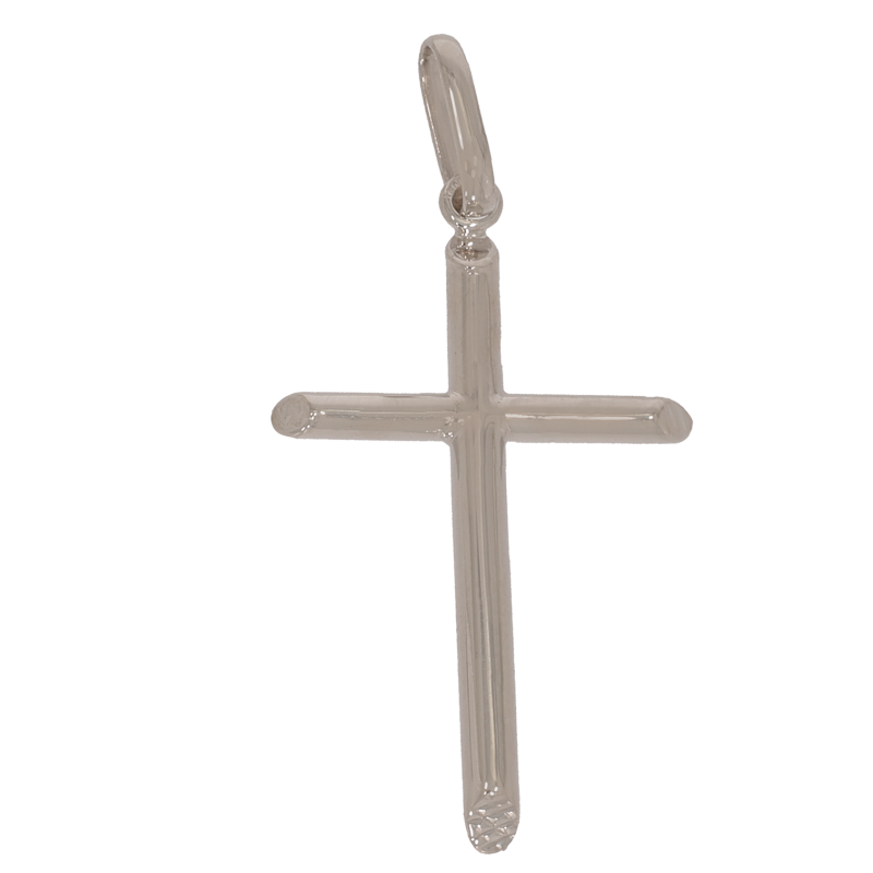 Cruce, Aur Alb, 14 k, 0.67 gr, Cod Produs: 671152 - Tezaurshop.ro
