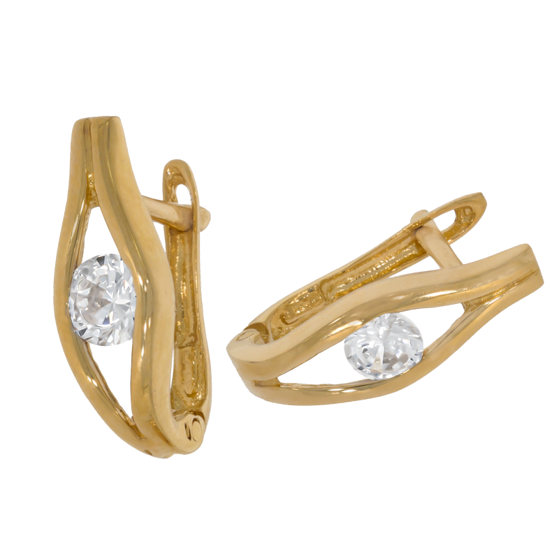 Cercei, Aur Galben, 14 k, 2.94 gr, Cod Produs: 671185 - Tezaurshop.ro