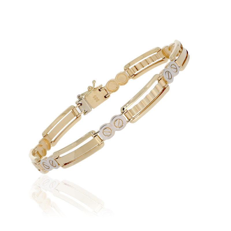 Bratara, Aur Mix, 14 k, 12.08 gr, Cod Produs: 671201 - Tezaurshop.ro