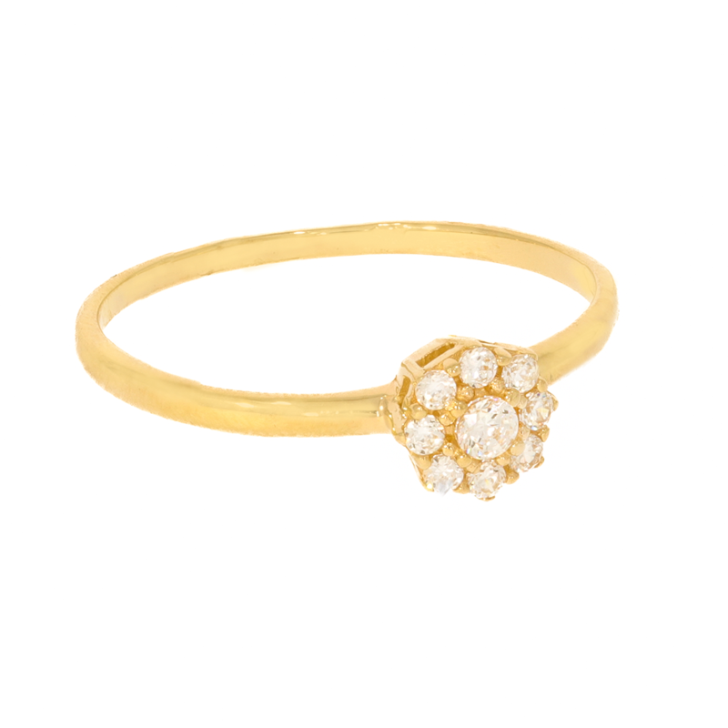 Inel Dama, Aur Galben, 14 k, 1.16 gr, Cod Produs: 671325 - Tezaurshop.ro