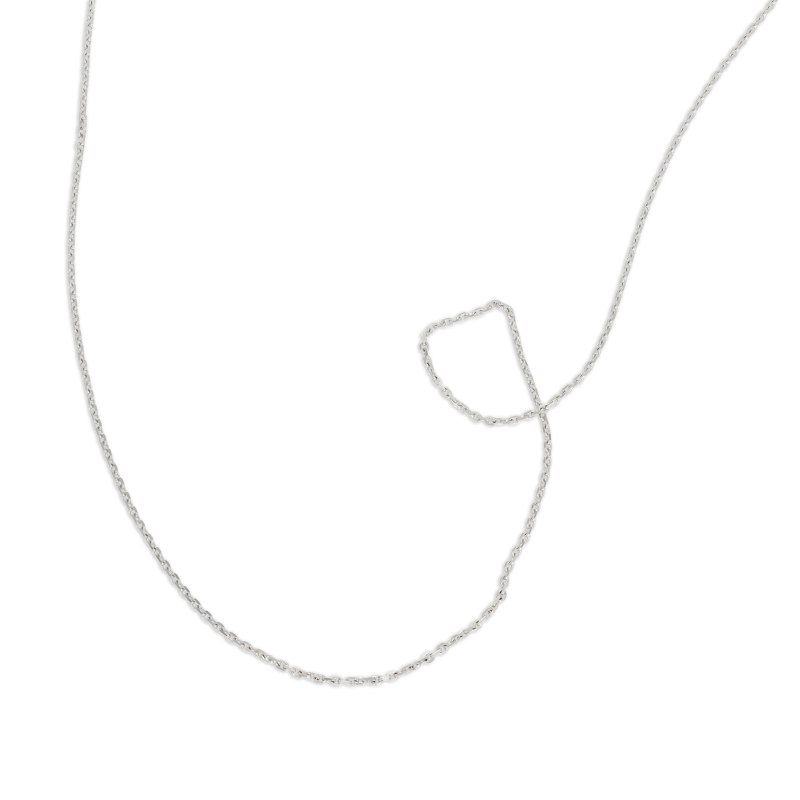 Lant, Aur Alb, 14 k, 0.66 gr, Cod Produs: 672908 - Tezaurshop.ro