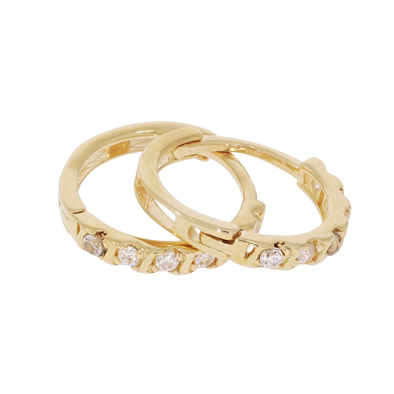 Cercei, Aur Galben, 14 k, 1 gr, Cod Produs: 672987 - Tezaurshop.ro