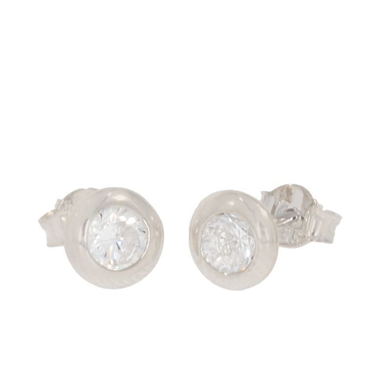Cercei, Aur Alb, 14 k, 0.97 gr, Cod Produs: 674097 - Tezaurshop.ro
