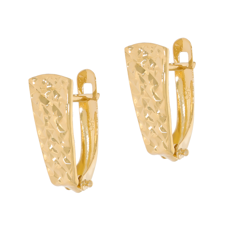 Cercei, Aur Galben, 14 k, 1.16 gr, Cod Produs: 674593 - Tezaurshop.ro