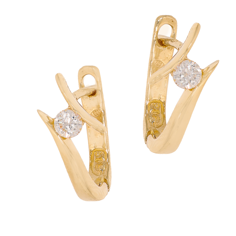 Cercei, Aur Galben, 14 k, 2.21 gr, Cod Produs: 675595 - Tezaurshop.ro