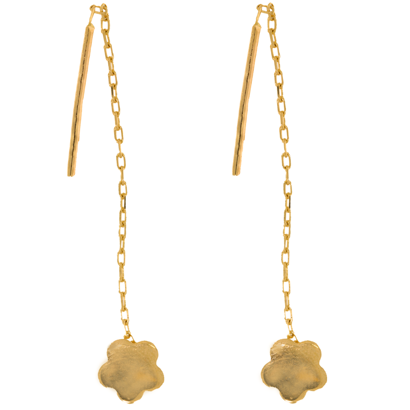 Cercei, Aur Galben, 14 k, 1.12 gr, Cod Produs: 676776 - Tezaurshop.ro